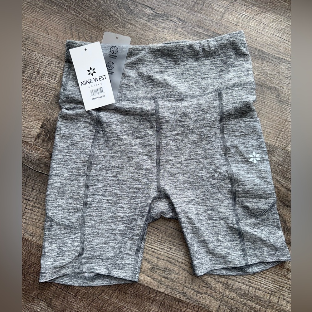 Nine West Gray Biker Shorts